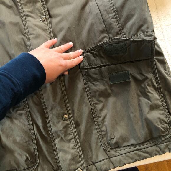 VTG LL Bean Women’s Polartec Thinsulate Lined Utility Jacket Med P Outdoors 90s - Picture 13 of 16